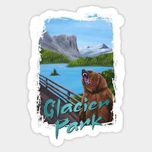 Glacier Scream Sticker